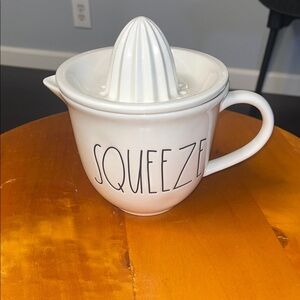 Rae Dunn Cream Ceramic Citrus Juicer